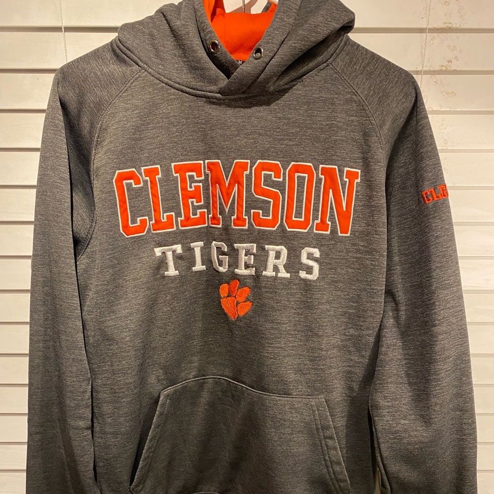 Grey Clemson tigers hoodie men’s size medium‎